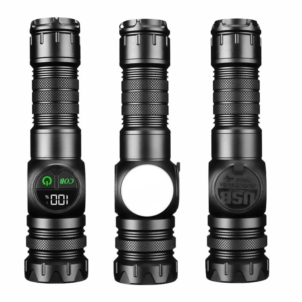 ABS White Laser+COB Flashlight - Outdoor Lighting The Range recension och pris