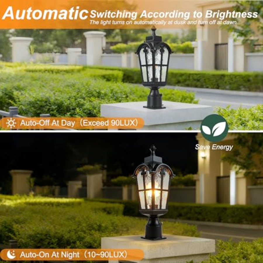 Sensor Outdoor Post Lights Wat - Lighting Fixture Outdoor recension och pris