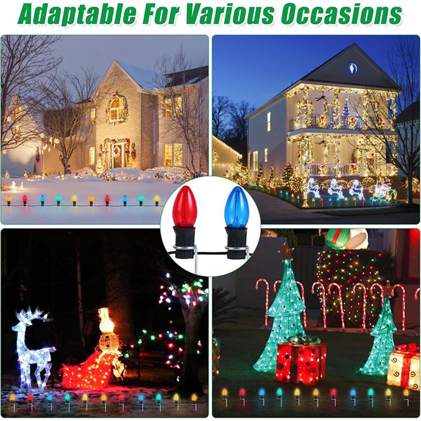 Christmas Light Stakes For Yar - Outdoor Lighting Yard Stakes recension och pris