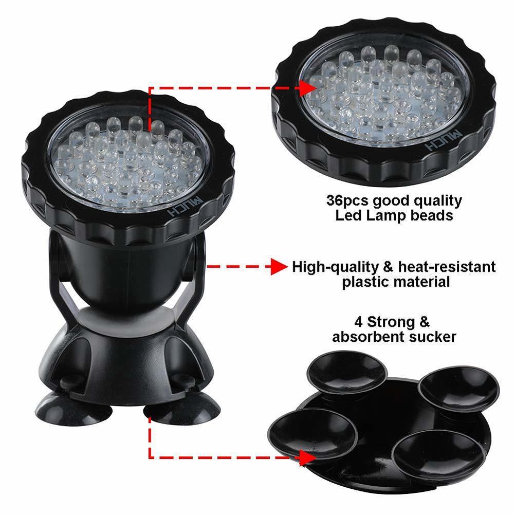 12V Submersible Pond Light Mul - Pond Light Submersible recension och pris
