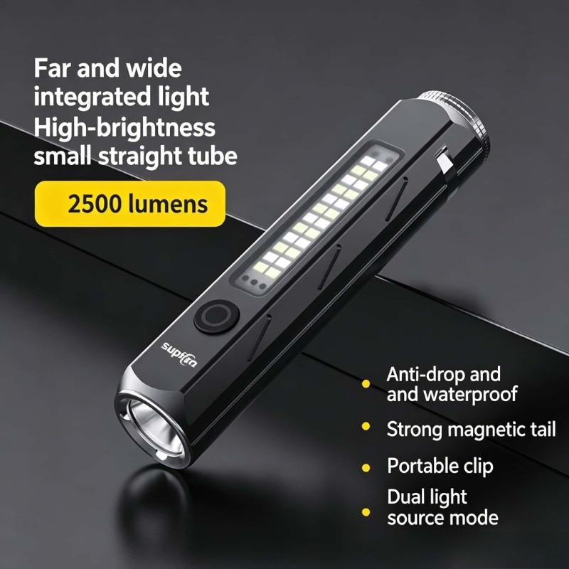 LED Strong Light Flashlight Ty - Outdoor Lighting Types recension och pris