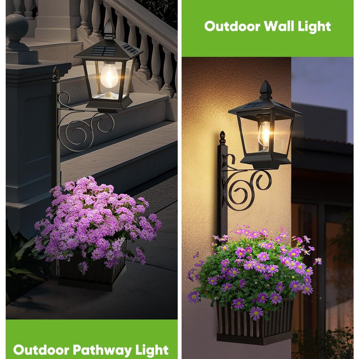 2 in 1 Solar Planter Lamp Wate - Outdoor Lighting And Decor recension och pris