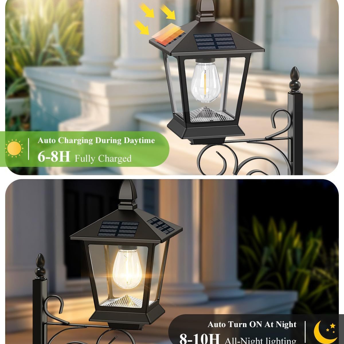 2 in 1 Solar Planter Lamp Wate - Outdoor Lighting And Decor recension och pris