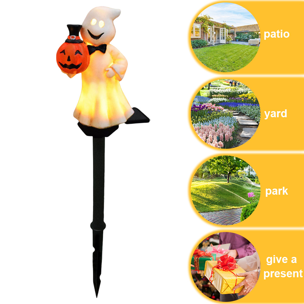Outdoor Halloween Ghosts Pathw - Outdoor Lighting Yard Stakes recension och pris