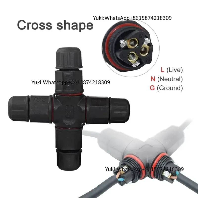 IP68 Waterproof Cable T Tap El - Outdoor Lighting Junction recension och pris