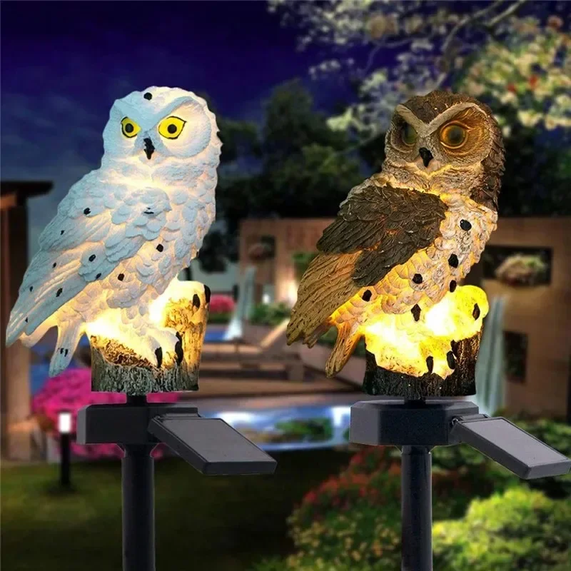 Solar Owl Statue Garden Light  - Outdoor Lighting Manufacturers recension och pris