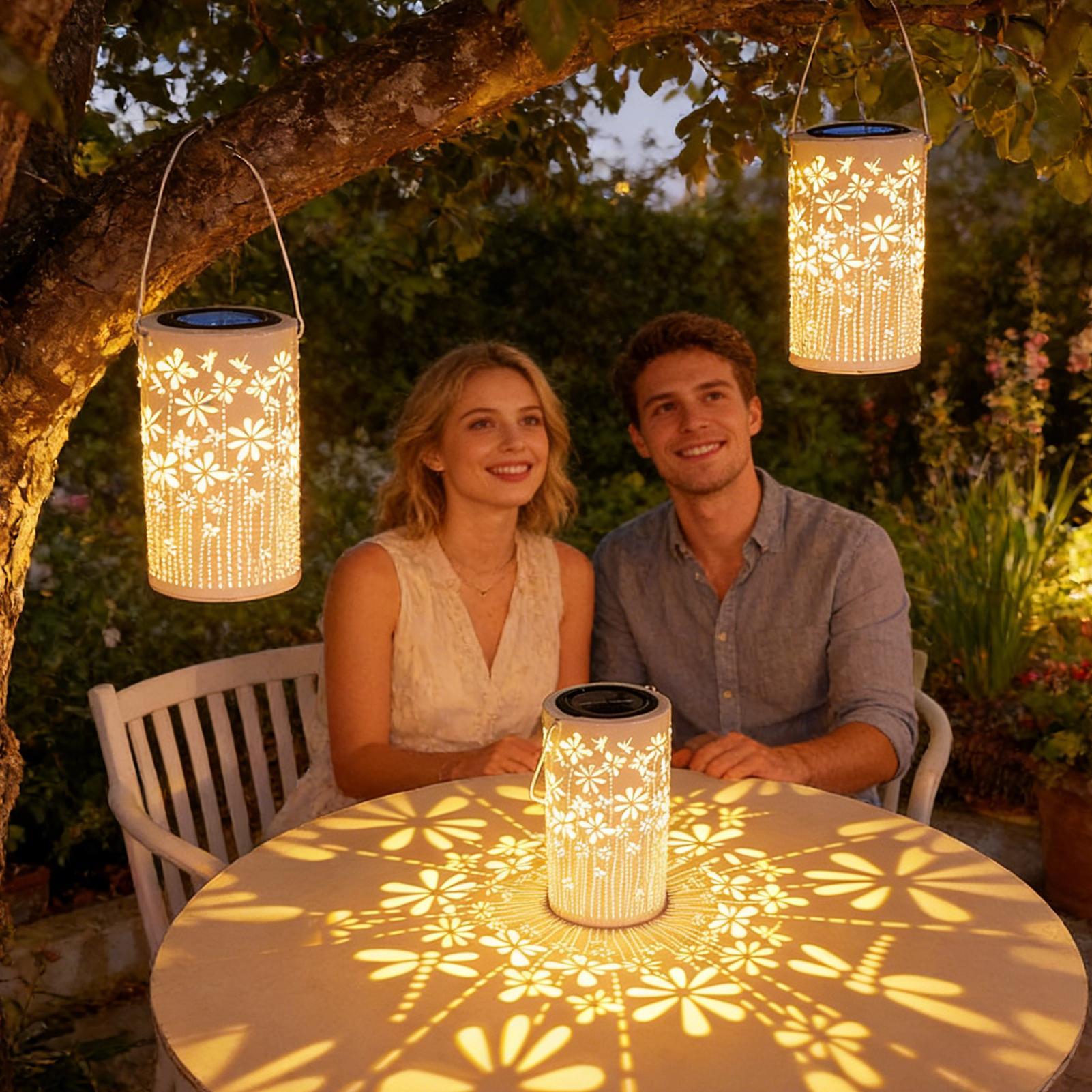 Solar Lanterns Colorful Metal  - Outdoor Lighting And Landscape recension och pris