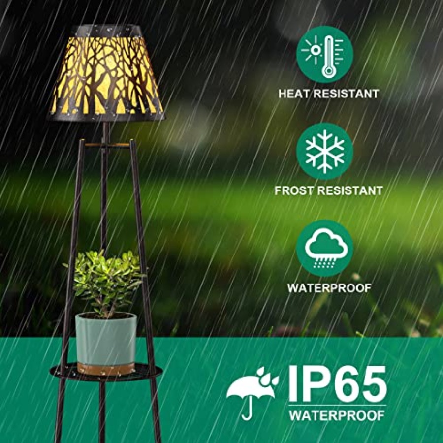 2 Pack Outdoor Solar Floor Lam - Outdoor Lighting And Decor recension och pris