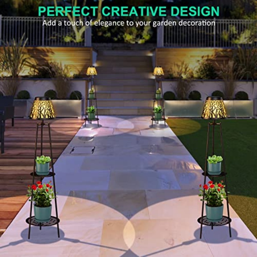 2 Pack Outdoor Solar Floor Lam - Outdoor Lighting And Decor recension och pris