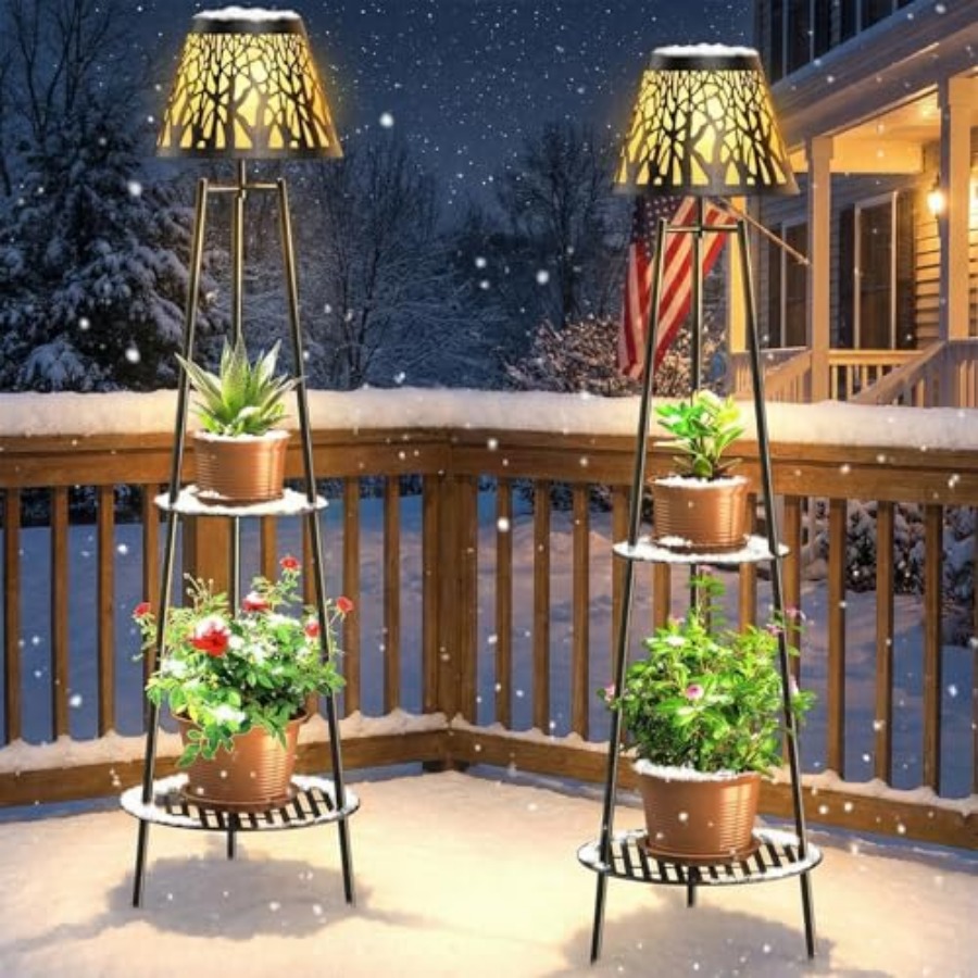 2 Pack Outdoor Solar Floor Lam - Outdoor Lighting And Decor recension och pris
