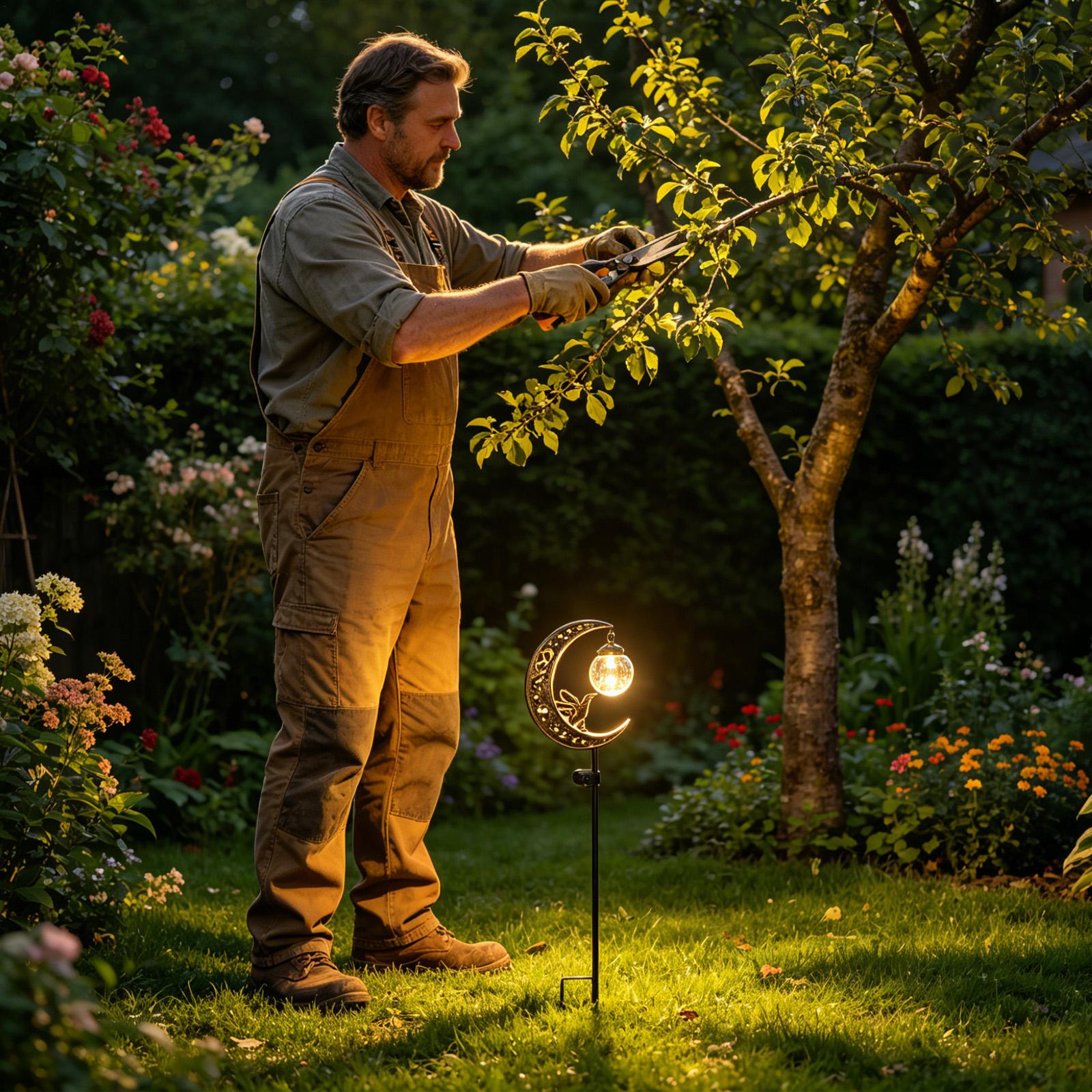 Solar Stake Lights Outdoor Moo - Outdoor Lighting Yard Stakes recension och pris