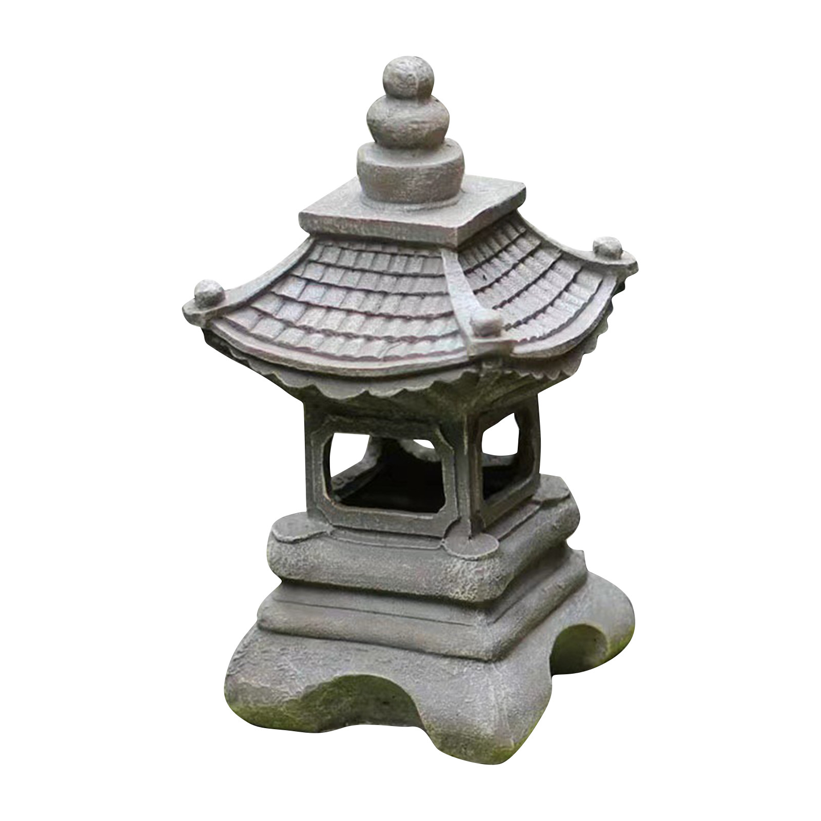 Pagoda Statues Outdoor Solar P - Outdoor Zen Lighting recension och pris