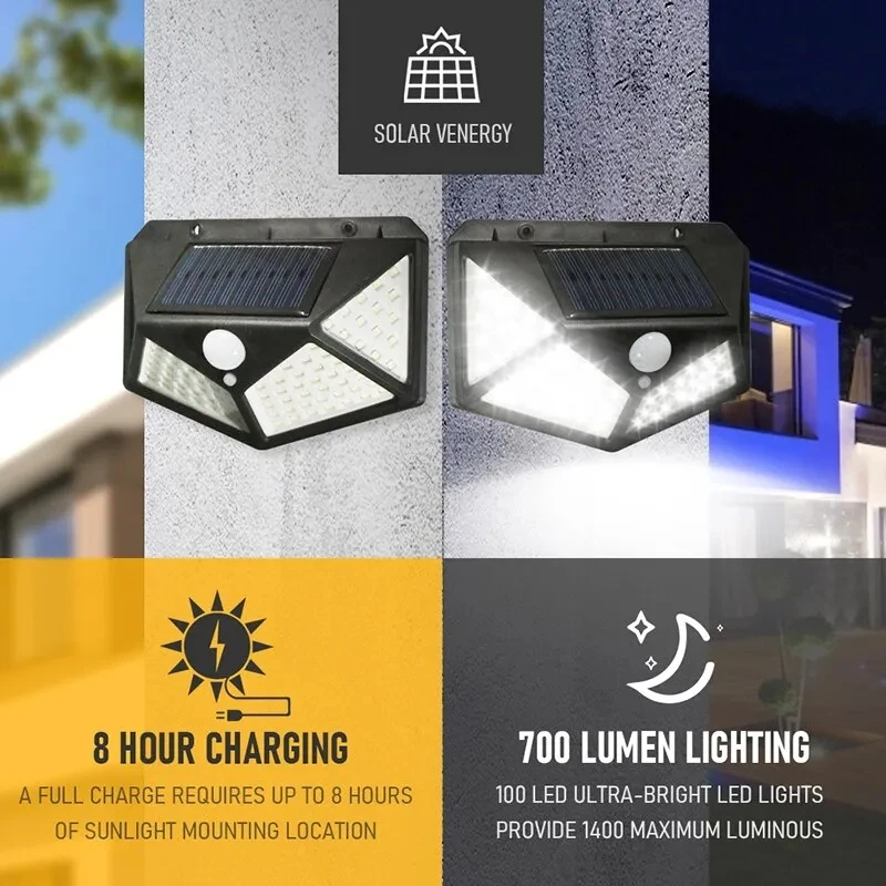100Led Multifunctional Solar L - Outdoor Lighting Manufacturers recension och pris