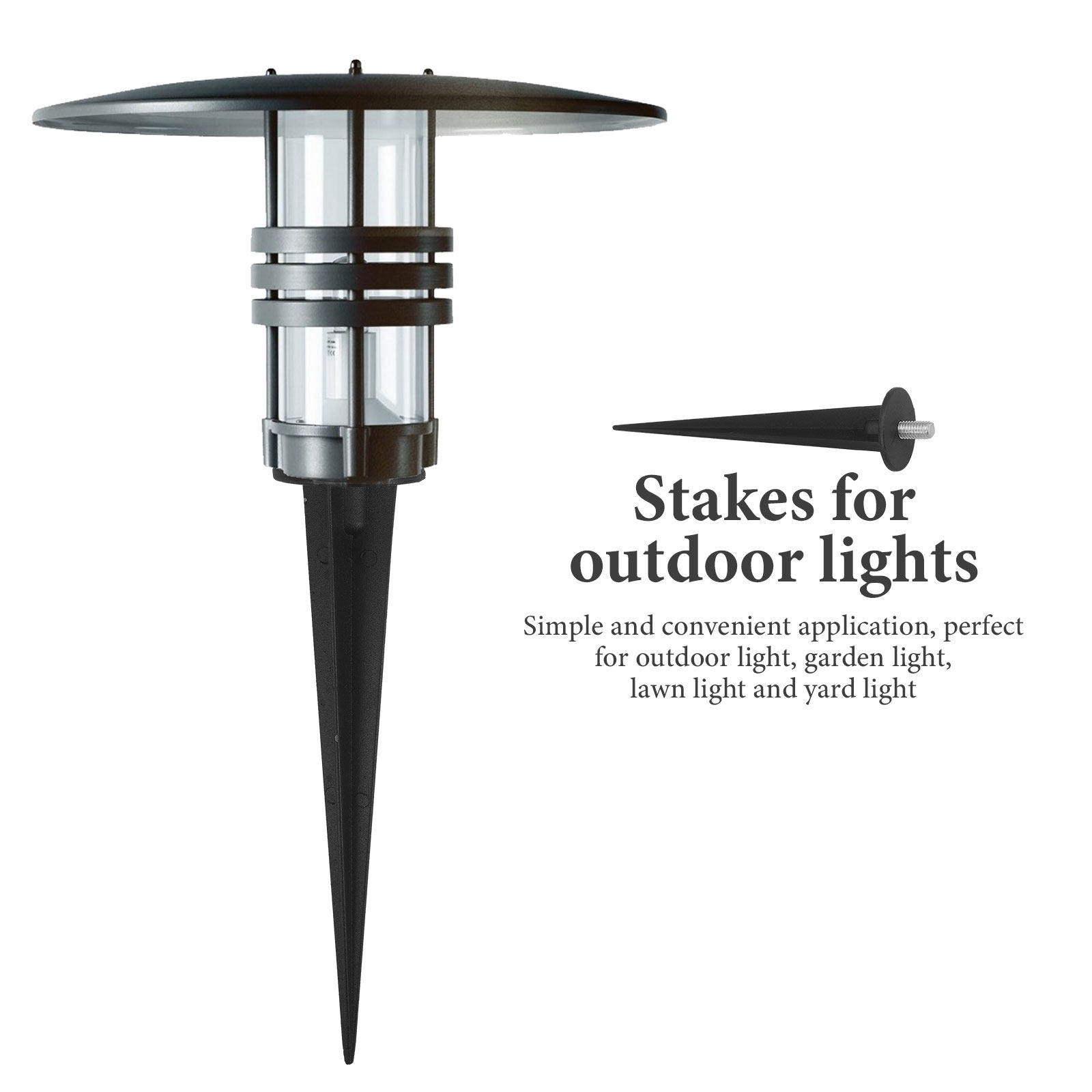 6pcs Ground Stakes Aluminum Al - Outdoor Lighting And Landscape recension och pris