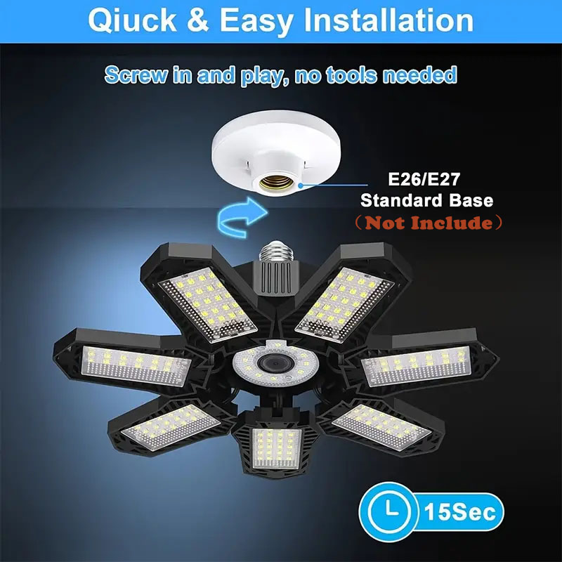 Deformable Panels LED Garage L - Outdoor Lighting Warehouse recension och pris