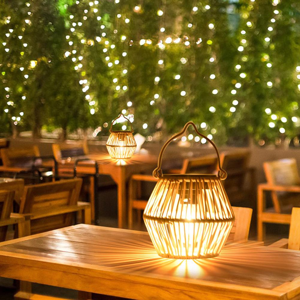 IP65 Waterproof Solar Rattan L - Outdoor Lighting And Decor recension och pris