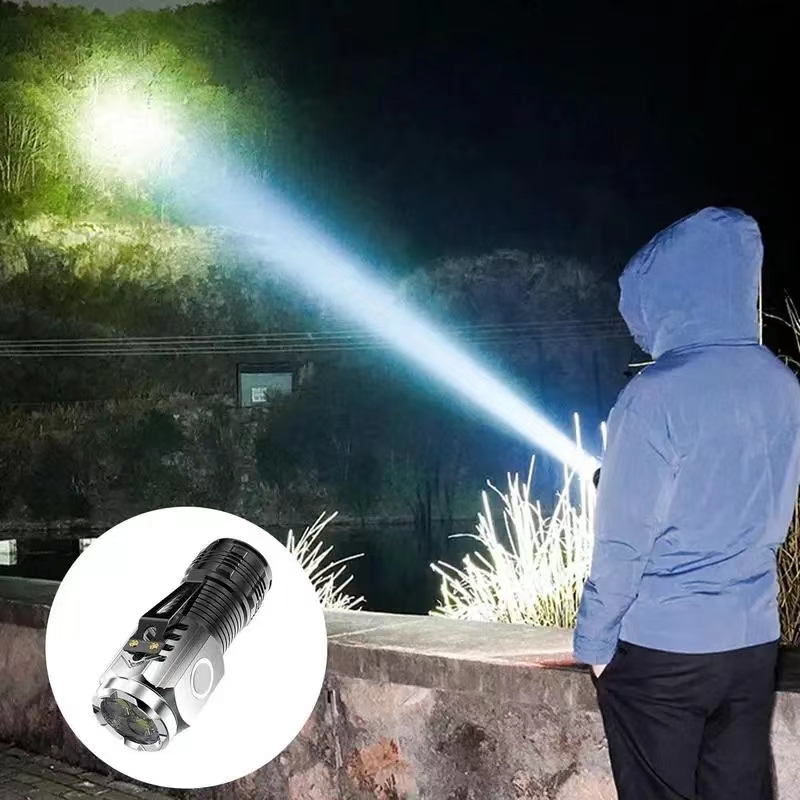 LED Strong Light Flashlight Re - Outdoor Lighting The Range recension och pris