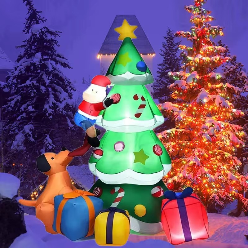 Christmas Tree Inflatable Mode - Outdoor Lighting Tree recension och pris