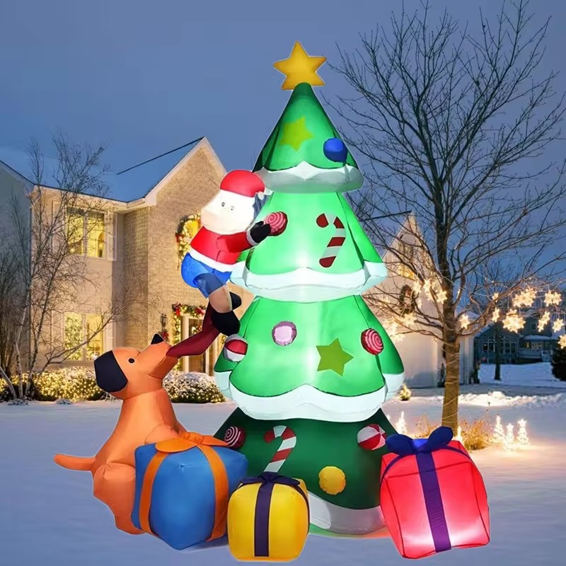Christmas Tree Inflatable Mode - Outdoor Lighting Tree recension och pris