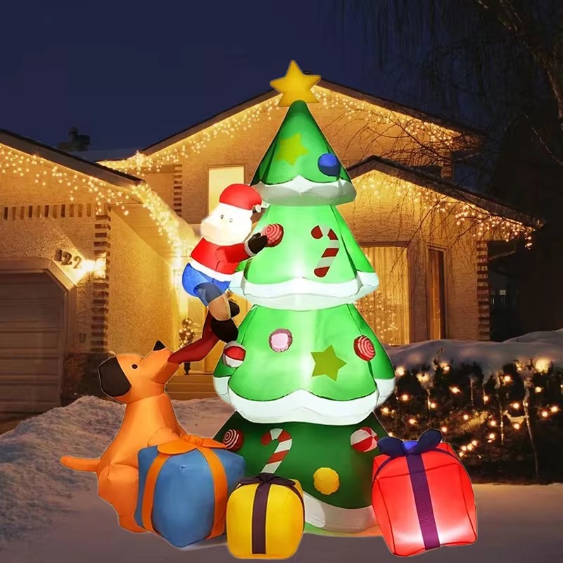 Christmas Tree Inflatable Mode - Outdoor Lighting Tree recension och pris