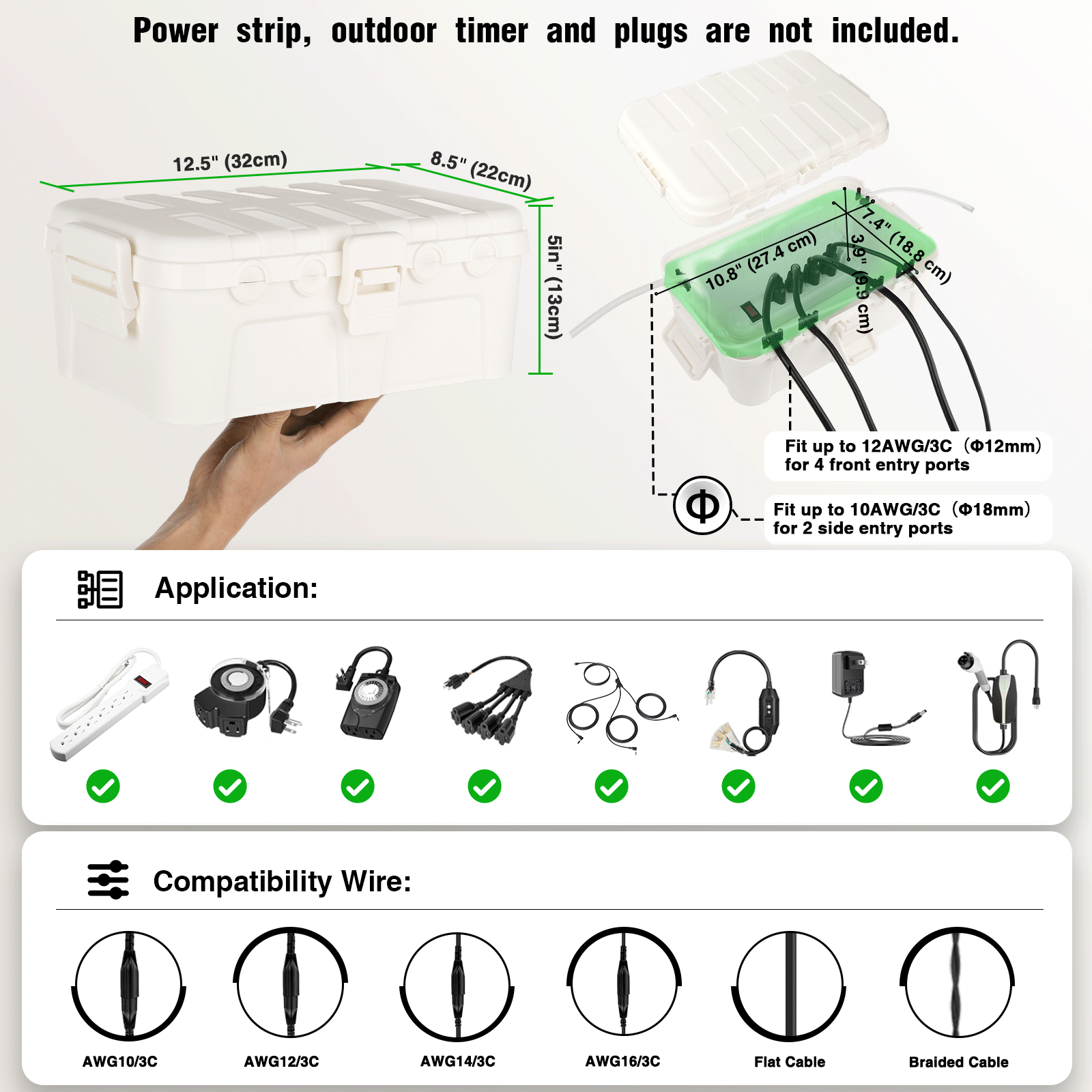 Large Outdoor Waterproof Elect - Outdoor Lighting Junction recension och pris