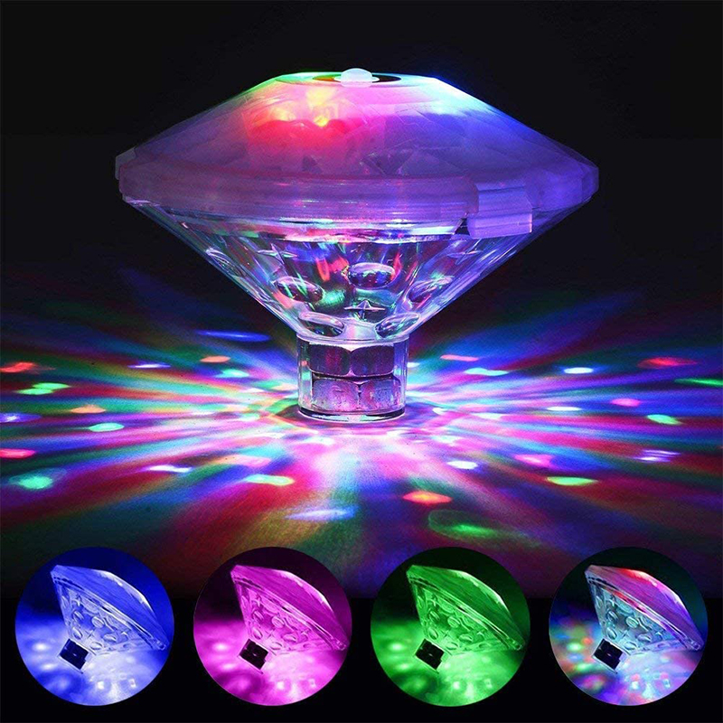Floating Underwater Light RGB  - Pond Light Submersible recension och pris