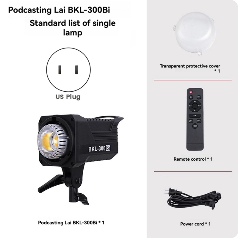 300W Bi LED Video Light, Conti - Outdoor Lighting Socket recension och pris