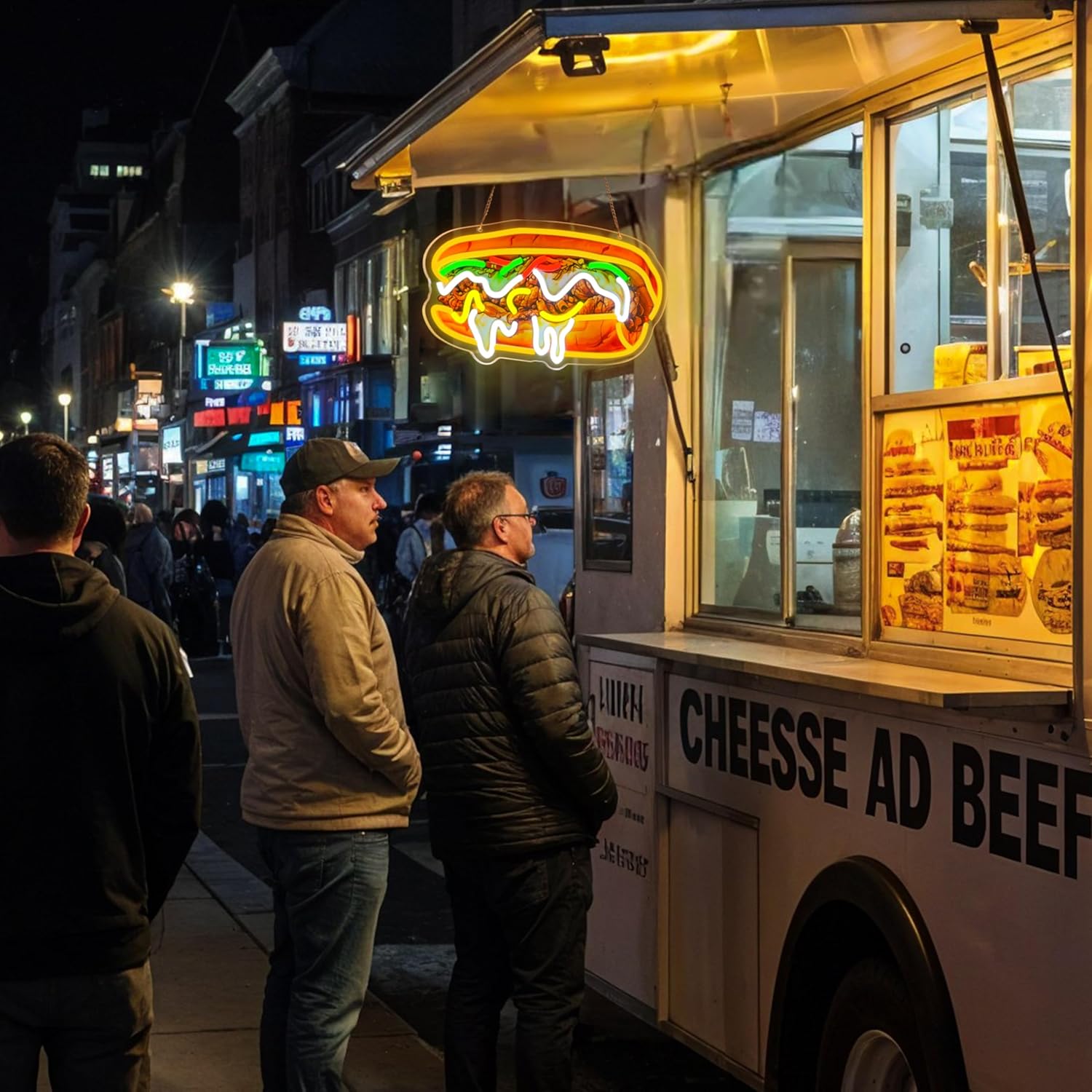 Philly Cheesesteak Neon Sign U - Outdoor Lighting Vendors recension och pris