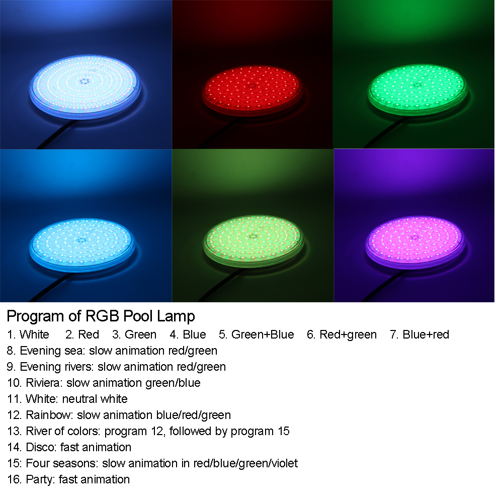 RGB Swimming Pool Light 12v Ex - Pond Light Submersible recension och pris