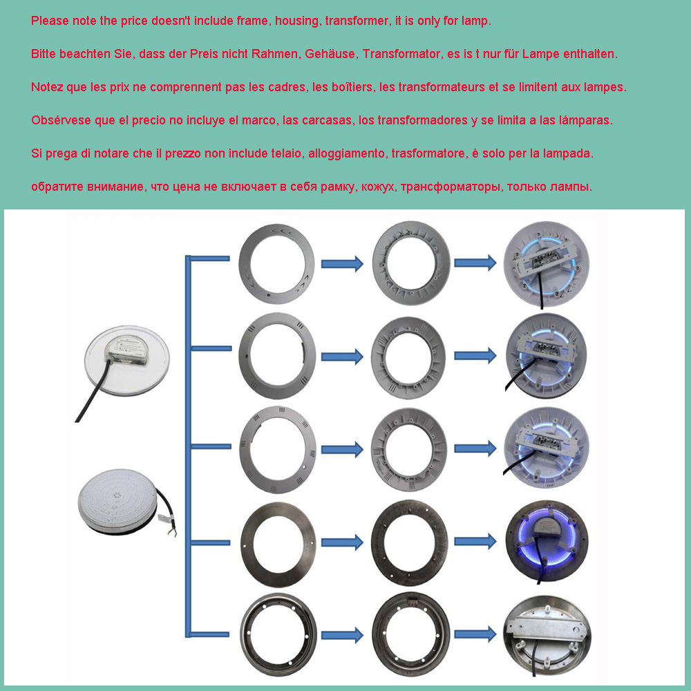 RGB Swimming Pool Light 12v Ex - Pond Light Submersible recension och pris