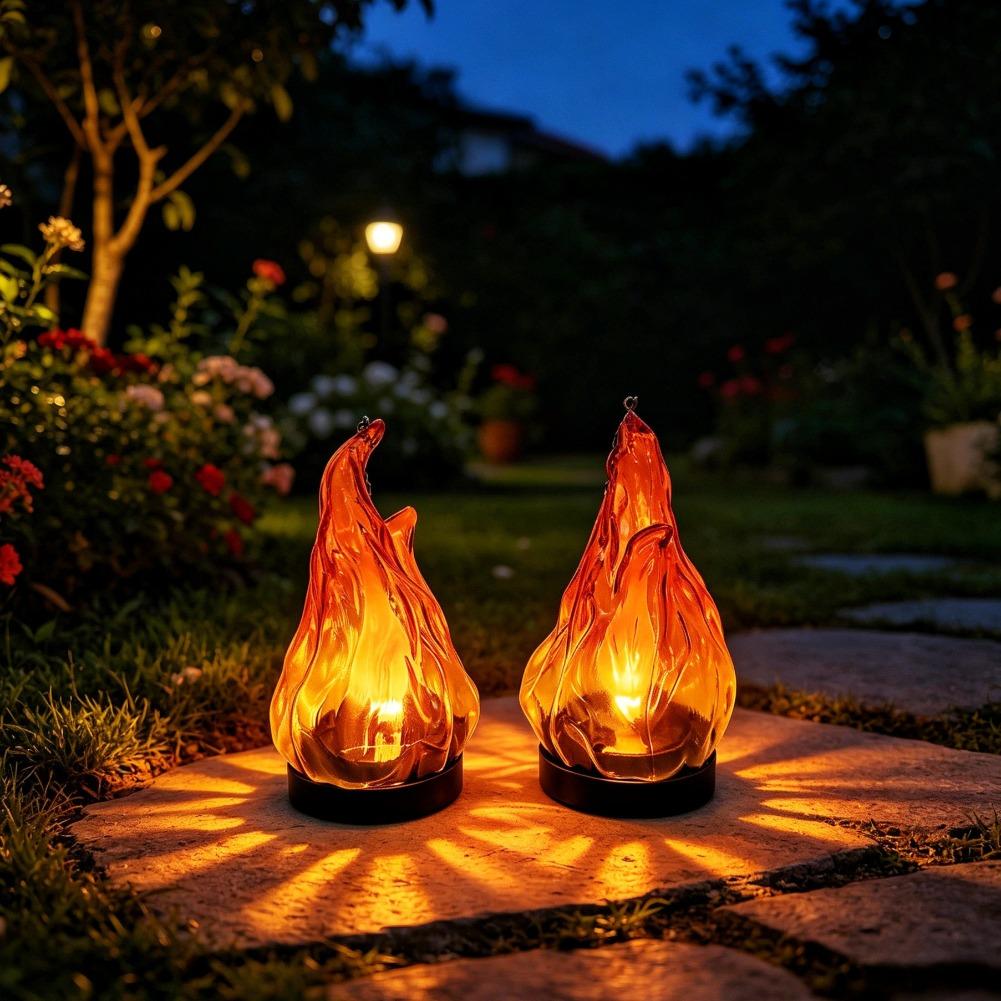 Solar Flame Hanging Lantern Li - Outdoor Lighting And Decor recension och pris