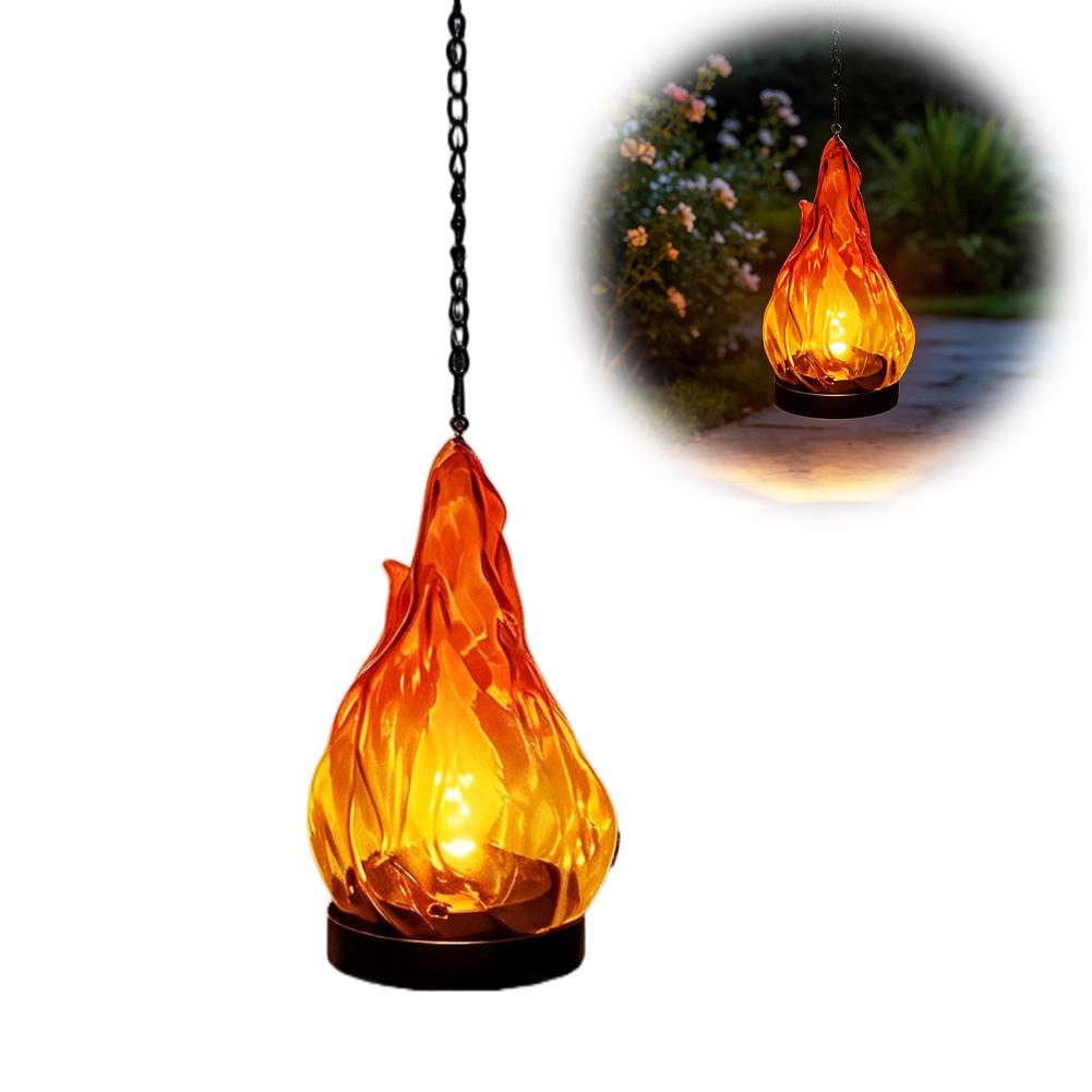 Solar Flame Hanging Lantern Li - Outdoor Lighting And Decor recension och pris