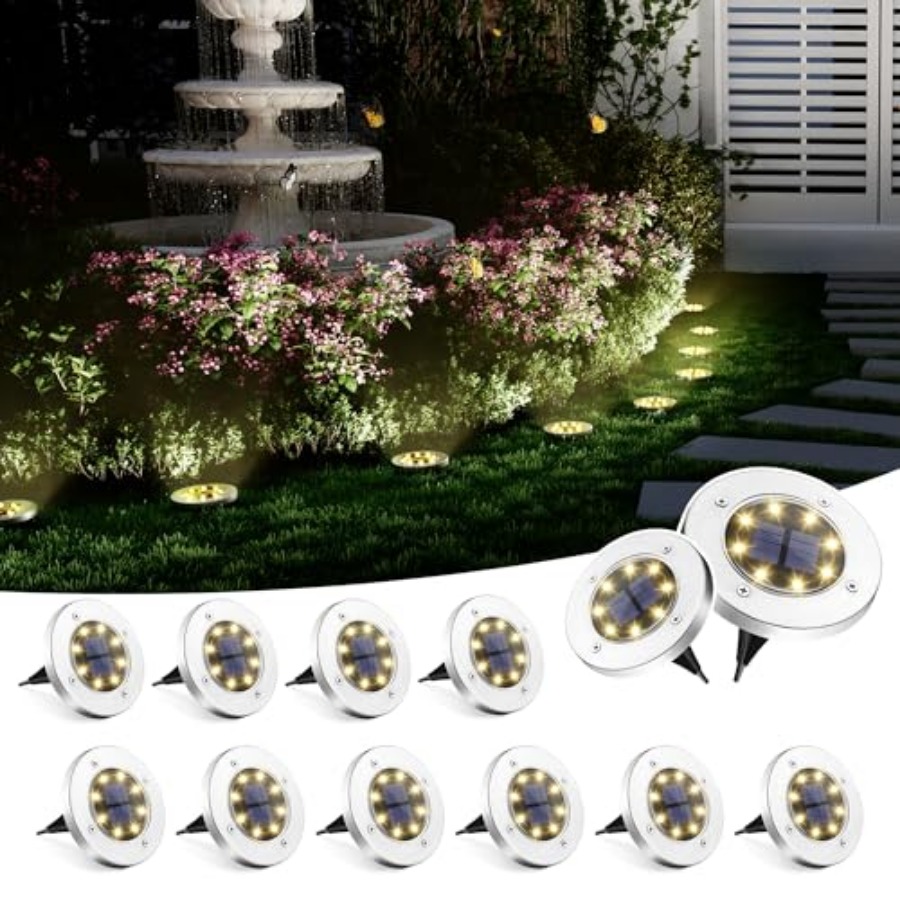 Solar Ground Lights Solar Ligh - Outdoor Lighting And Landscape recension och pris
