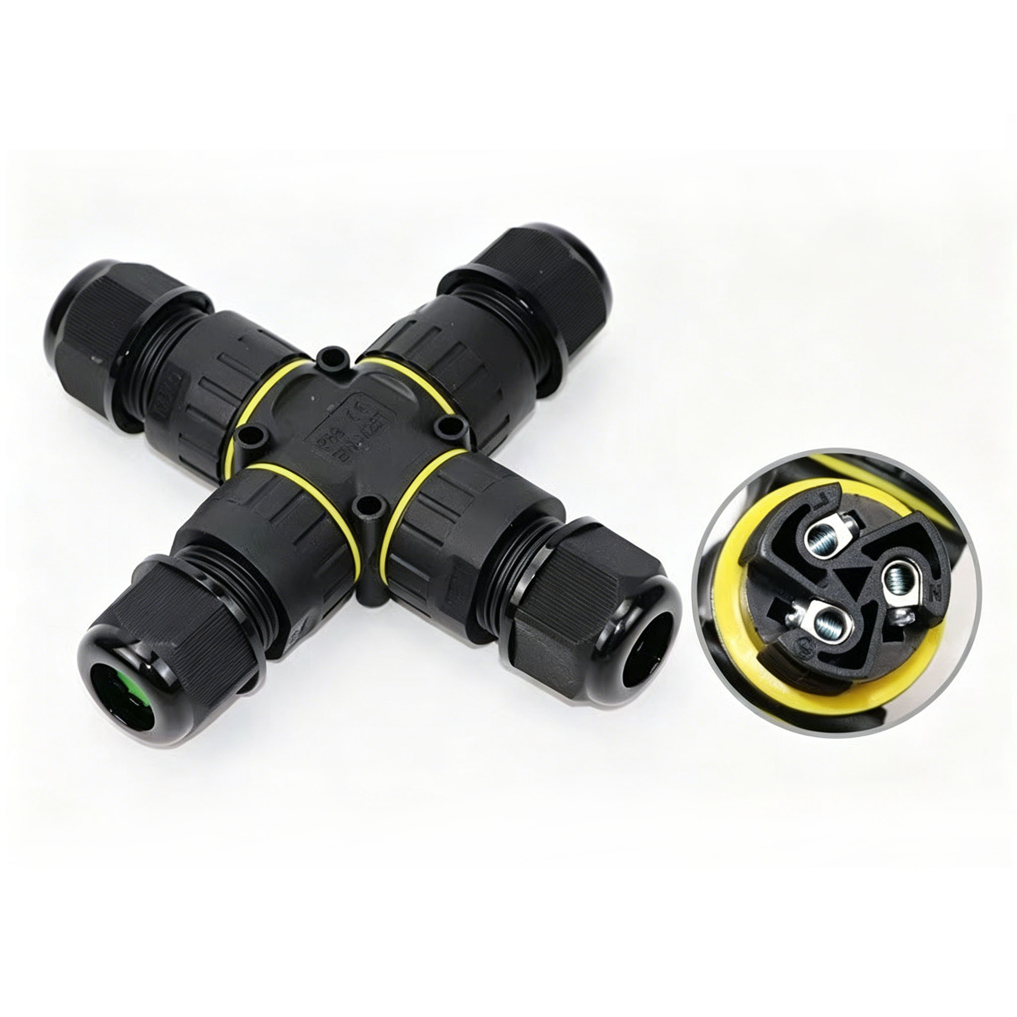 IP68 4-Way Cross Waterproof Co - Outdoor Lighting Junction recension och pris