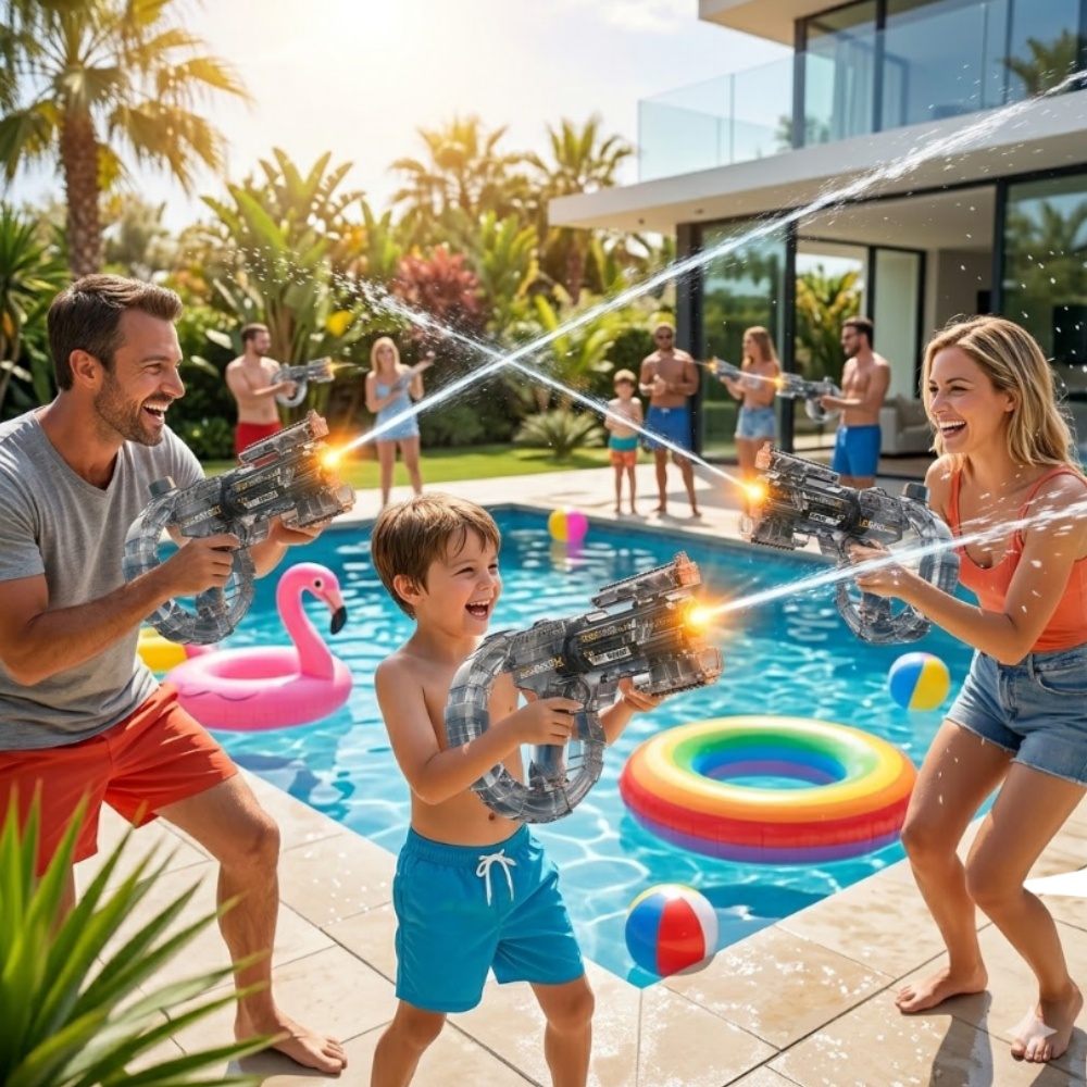 Electric Water Blaster Automat - Outdoor Lighting The Range recension och pris