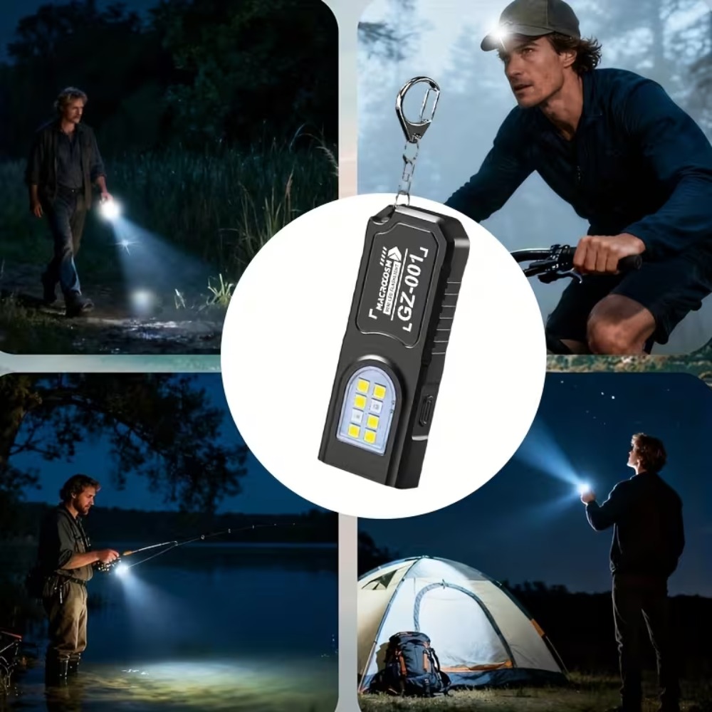 Mini COB LED Keychain Flashlig - Lighting Fixture Outdoor recension och pris